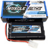 NHX Muscle Pack 9.6V 2000mAh 8-Cell Nimh Flat Battery w/ Tamiya Connector