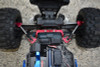GPM Aluminum Front & Rear Tie Rods w/ Stabilizer Blue : Traxxas Hoss 4x4 VXL