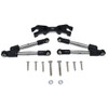 GPM Racing Aluminum Rear Tie Rods w/ Stabilizer Black : Traxxas Hoss 4x4 VXL