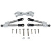 GPM Racing Aluminum Rear Tie Rods w/ Stabilizer Silver : Traxxas Hoss 4x4 VXL