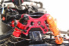 GPM Racing Aluminum Front Shock Tower Orange : Arrma 1/8 TYPHON 6S BLX