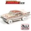 Auto World Thunderjet 1958 Plymouth Fury Christine For Sale/Dirty iWheels HO Slot Car