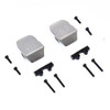 GPM Stainless Steel Front & Rear Gear Box Bottom Protector Mount : SCX24 Deadbolt / Wrangler