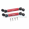 GPM Steel+Aluminium Front + Rear CVD Drive Shaft Red : Axial SCX10 III Jeep JL