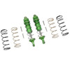 GPM Aluminum Rear Thickened Spring Dampers 120mm Green : KRATON 4S BLX