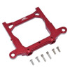 GPM Aluminium Rear Bumper Mount Red : Axial 1/10 SCX10 III JT Gladiator