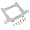 GPM Aluminium Rear Bumper Mount Silver : Axial 1/10 SCX10 III JT Gladiator