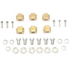 GPM Racing Brass Wheel Hex Adapters 9mm : TRX-6 Mercedes-Benz G63