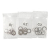 Yeah Racing YA-0646 6x8mm Stainless Steel Spacer Set 0.1 / 0.2 / 0.3 mm