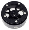 NHX RC 1.9" Aluminum Beadlock Crawler Wheels Rims -Silver / Black 4pcs/set