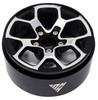 NHX RC 1.9" Aluminum Beadlock Crawler Wheels Rims -Silver / Black 4pcs/set