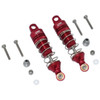 GPM Racing Aluminum Front Spring Dampers 50mm Red : Losi 1/18 Mini-T 2.0