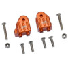 GPM Alum Front Or Rear Axle Mount Set For Suspension Links Orange : Losi 1/8 LMT