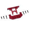 GPM Racing Aluminium Rear Bumper + Rear Bodyshell Mount Red : SCX24 Deadbolt