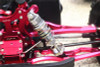 GPM Alum Front Double Section Spring Dampers 115mm Red : Kraton / Outcast / Notorious