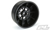 Pro-Line 2776-03 Pomona Drag Spec 2.2"/3.0'' Black Wheels (2) : Slash 2WD / 4X4