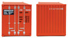 Walthers 20' Corrugated Container w/ Flat Panel Genstar Orange/Blue/White HO Scale