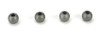 Losi LOSB2901 Shock Pivot Ball,Hard Anodized (4)