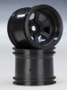 HPI 3094 Scorch 6-Spoke Wheel Black (2)