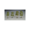 Bachmann SS 2 1/2-2 3/4" Sycamore Train Trees (4) N 32109