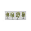 Bachmann 2.25-2.5" Willow Trees (3) N 32114