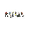 Bachmann Construction Workers (6) O Train Figures 33155