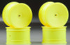 JConcepts 3348Y Mono 12mm Rear Wheels Yellow (4) B4.1 / RB5