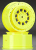 JConcepts 3352Y Hazard Wheels Yellow (2) Losi SCT-E
