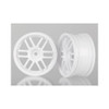 Traxxas 7371 White Spoke Rally Wheels (2)