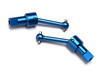 Traxxas 7550R LaTrax Rally Driveshaft Assembly 6061-T6 Blue Anodized Aluminum 2