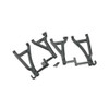 RPM 80692 Front Upper & Lower A-Arms Black 1/16 E-Revo