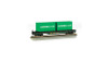 Bachmann HO Flat w/Container Load, MEC BAC18901