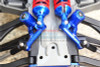 GPM Racing Aluminum Rear Rocker Arm Set Blue : Traxxas E-Revo VXL 2.0