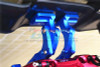 GPM Racing Aluminum Rear Wing Mount Blue : Traxxas E-Revo VXL 2.0