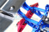 GPM Racing Aluminum Rear Wing Mount Blue : Traxxas E-Revo VXL 2.0
