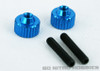 EXOTEK 1191MB ALLOY TWIST NUTS Medium Blue Traxxas / Associated