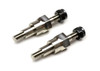 Exotek 1705 Rear Titanium Quick Change Shock Posts, 1 Pair : B6 / B64