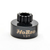 HoBao FR-24D Clutch Bell 13T w/5x10mm Bearing : Hyper VS Nitro Buggy