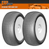 GRP GBX09B 1:8 Buggy SONIC B Medium Mounted Tires w/ White Wheel (2) : F/R