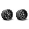 Gmade GM70234 2.2 " GT02 Black Beadlock Wheels (2) 2.2inch / 12mm Hex Size Tires
