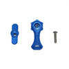 GPM Alum Body Shell Lock Blue : Traxxas VXL - Hoss 4x4 / E-Revo / Rustler / Maxx