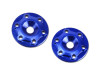 JConcepts 2579-1 Finnisher Aluminum Wing Buttons Blue : RC10B6 / RC10B6D