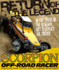 Kyosho 30613B 1/10 Scorpion Off Road Racer Racing Buggy 2014 Kit w/ Clear Body