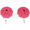 GPM Alum +6mm Hex w/ Brake Disk & w/ Silver Lining (4Pcs) Red : Infraction