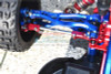 GPM Alum + Stainless Steel Adjustable Front Steering Tie Rod Blue : Kraton / Notorious / Talion