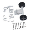 GPM Aluminum Rear Wheelie w/ Wing Mount Silver : 1/5 Kraton / Outcast 8S BLX