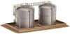 Model Power Twin Oil Tank Storage Facility Train Building Kit N 1471