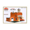 Model Power Firehouse & Engine Train Building Kit N 1511