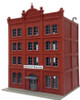 Model Power 1601 4-Story Brick Office Railroad Building Kit N Scale