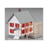 Model Power O'Reily's House Built-Up Lighted Train Building w/ Figures N 2613